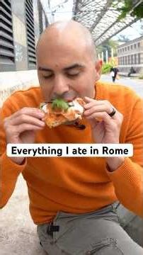 This is everything I ate in Rome, Italy 🇮🇹