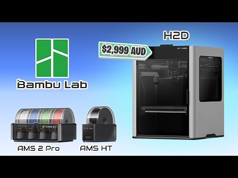 NEW *Bambu Lab H2D*, AMS 2 Pro & AMS HT!!
