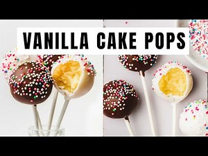 How to Make Cake Pops (Easy No-Mold Vanilla Cake Pops)