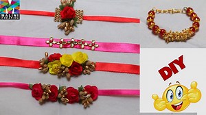 15K views · 175 reactions | In this video we show 5 best, beautiful, simple , easy & trendy rakhi designs for rakshabandhan | Malini creation | Facebook