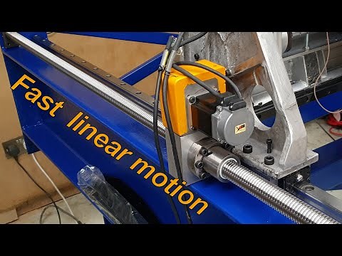 Rotating ballnut design for large CNC - Lessons Learned!