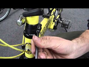 Fixing/ Adjusting Headset Preload on a Threadless Headset Bike Friday