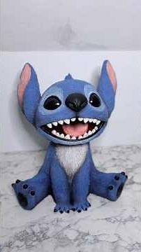 Making a hyper realistic Stitch CAKE 🍰 #cake #liloandstitch #disney #cakedecorating #stitch