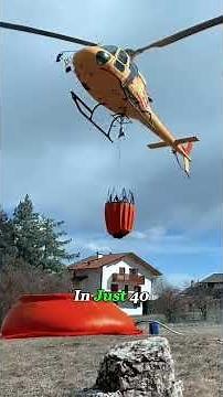 Why do we use helicopters to fight fires?#helicopter #firefighting #aviationtalk #airplane