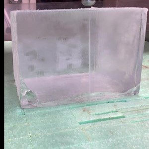 The wonders of water cutting water using waterjet technology. #waterjet#waterjetcutting#waterjetcut#kmtwaterjet #iceroom#perfectclearice #iceprogram #icecarving#blockice�#welovepureice #pureiceblock#artisanalice | KMT Waterjet Systems