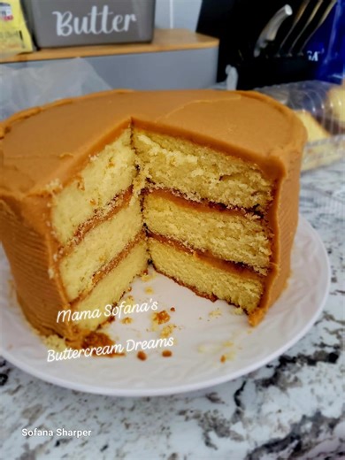 Cooked Caramel Icing video #recipe for #caramelcake. Full #video is posted on my page Mama Sofana's Buttercream Dreams | Mama Sofana's Buttercream Dreams