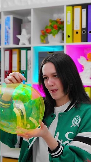 BUBBLE TROUBLE! 😱 | Chewing Gum Crystal Ball Challenge #shorts