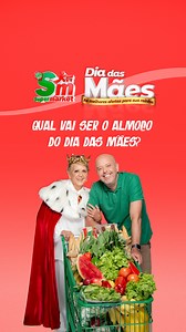 Churrasco? Frutos do mar? Ou uma massinha? 🥰😋 Vem contar pra gente qual vai ser o almoço de dia das mães por aí! #Supermarket #Diadasmaes #Almoçodediadasmaes | Rede Supermarket