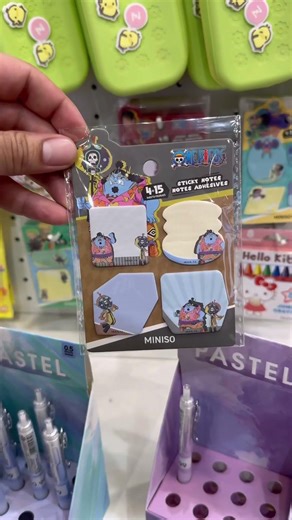 Sick One Piece Sticky Notes Collection Found them at Miniso#onepiece #minisoambassador #myminisousa