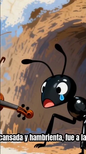 cuento de La Cigarra y la Hormiga 🐜✨ Fábula Infantil con Valores