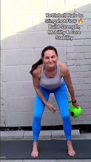 Kettlebell Halo to Slingshot Flow Build Strength & Mobility #corestrength #functionalfitness