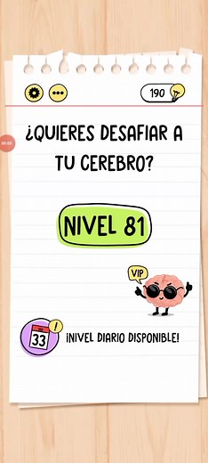 Cómo superar el nivel 81 en Brain Test