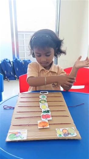 D' Learning Tree on Instagram: "🍎🥕 Sorting made fun & meaningful! 🥦🍌 Little hands, big learning! Our children are exploring the sorting board activity by identifying and sorting fruits 🍓 and vegetables 🥕—building early concepts of classification, vocabulary, focus, and fine motor skills through play. At D’ Learning Tree Preschool, we believe learning should be hands-on, joyful, and age-appropriate, just the way young minds grow best 🌱 ✨ Act