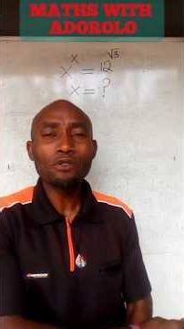 Algebra Equation// Cambridge University Entrance Examination