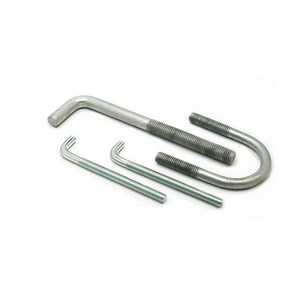 [Hot Item] Hot DIP Galvanized High Tensile J Hook Anchor Bolt /Foundation Bolt L J Type Anchor Bolt / L 7 Foundation Bolt with Nuts