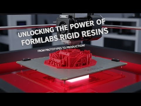 Unlocking the Power of Formlabs Rigid Resins: From Prototypes to Production