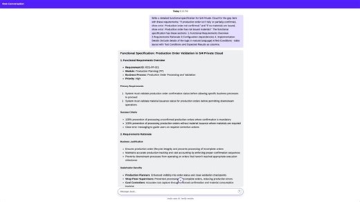 Creating functional specs for SAP S/4HANA migrations