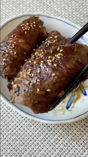 Nikumaki Onigiri (Meat-Wrapped Rice Balls)
