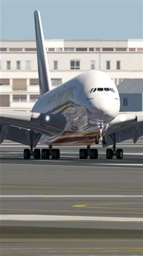 Aerofly FS Global | Emirates Airbus A380 Landing at Dubai Airport | Realistic Flight Simulator 2025