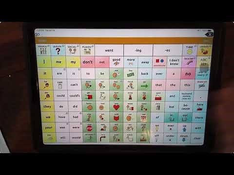 Hiding and disabling the menu buttons of AAC iOS apps TouchChat WordPower LAMP Words for Life, P2G