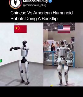 Comparativa de robots humanoides: Saltos atrás en acción