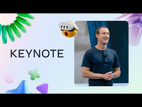 Meta Connect Keynote 2023 - American Sign Language [ASL]