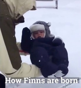 When people don't believe this is how Finns are born (Follow VFP on 👉instagram.com/VeryFinnishProblems 😀) | Very Finnish Problems