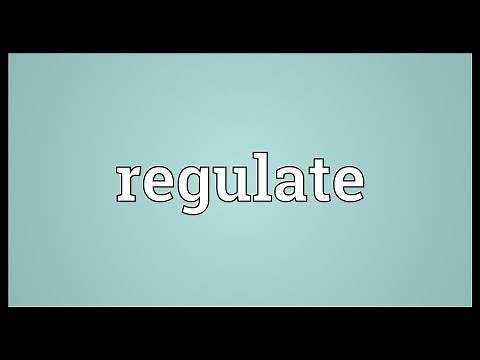 Regulate Meaning