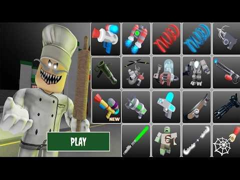 Escape Papa Pizza's Pizzeria! Use My All 19 Items Unlocked: Colour Splat, Bazooka, Jetpack & More