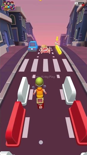 Paper Boy Race 🏍️ Running Games #gaming#games#paperboy#shorts #short#fun#funnyshorts#hotwheels#virel