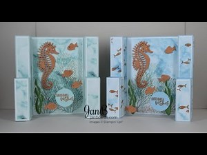 No.621 - Two Column Fancy Fold Card - JanB UK Stampin' Up! Independent Demonstrator