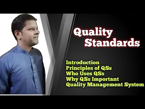 Quality Standards || Principles || Quality Management Systems || English Medium