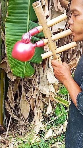 Creative Bamboo Balloon Launcher | Arrow Test and Water Explosion.