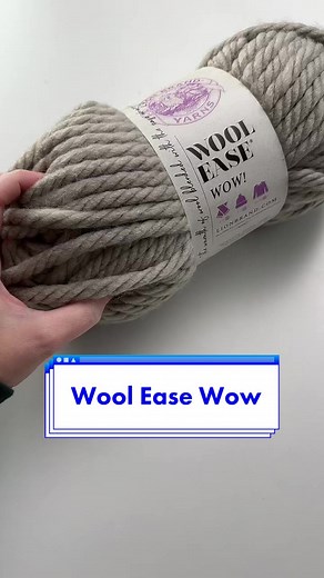 Wool Ease Wow: Jumbo Weight Acrylic Wool Blend Yarn