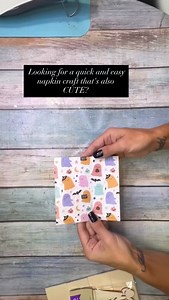 This one could easily be made for Fall, Christmas, or any season or holiday! But I'm loving the cutesy Halloween! Decoupage napkin for the win again👻 #dollartreediy #halloweencrafts #diyhalloweendecor #dollartreehalloween | Manda Panda Projects