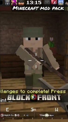 Minecraft Mod Pack Block Front #minecraftmodpack