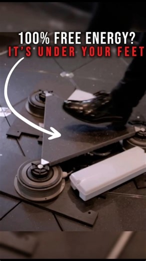 The Floor That Turns Walking Into Power 🔋
