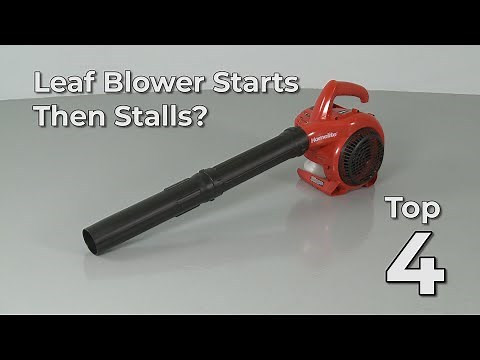 Top Reasons Leaf Blower Starts Then Stalls — Leaf Blower Troubleshooting