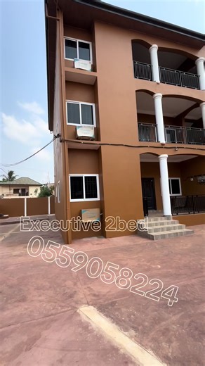 Newly constructed 2 bedrooms apartment available for rent at Adenta Ghc3500 per month,one year. Slightly negotiable Feature 2 washrooms 2 air conditions Separate water meter Separate electricity meter Fans in all rooms Spacious washrooms 2 balcony Ghc3500 per month Slightly negotiable No security deposit Good for roads network Easy access to town A minimum from tarred road. One year advance Security post Parking space #