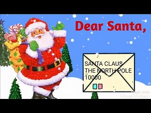 How to write a letter to Santa | Dear Santa | Letter to Father Christmas |Christmas cartoon for Kids
