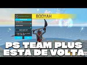 PS TEAM PLUS MELHOR MOD MENU DO FREE FIRE 😱
