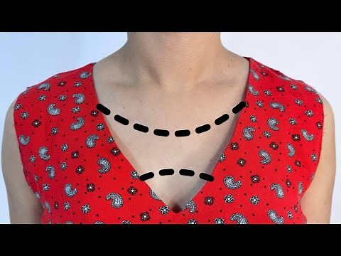 How to Fix a Loose Neckline : Easy Sewing Hacks for Beginners 🤩