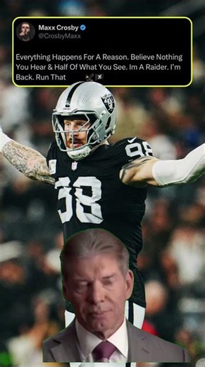 Run of emotions! #raiders #raidernation #nfl #drama #realityshow #nflnews