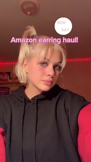 Go on Amazon and check out the earring AHHH! #amazon #shopping #haul #boba #earrings