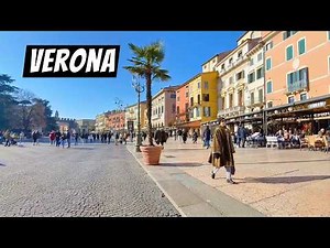 Walking in VERONA, ITALY | Stunning Old Town Walk & Italian Atmosphere