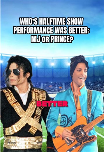 Who did the SB Halftime Show better: MJ or Prince? #michaeljackson #prince #superbowlhalftimeshow #superbowl #nfl