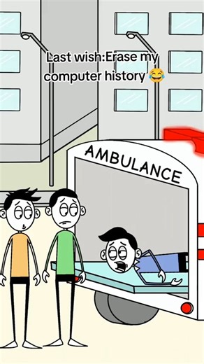 part1Last wish, erase my computer history 😂😂 #foryou #meme #animation #computer #erase #computerhistory #funny #viral #usa #ukcomedy #newyork #usa_tiktok #deathbed #foryoupage | Syntax Animation