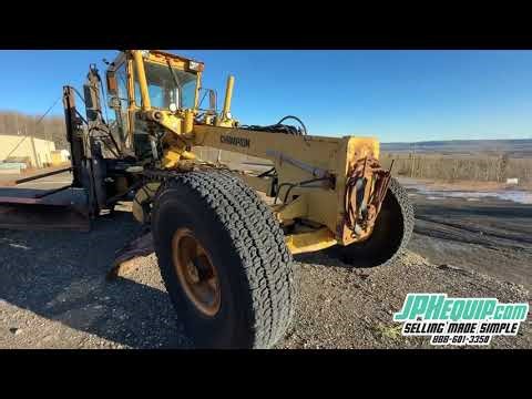 1993 Champion 780A Series 3 Motor Grader with Snow Wing 11218 DP