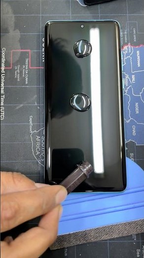 Easy way to install uv glass screen protector- how to apply uv tempered glass ￼#uvglass