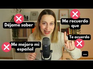 ¿Tienes estos 5 ERRORES en español? | Español de nivel intermedio